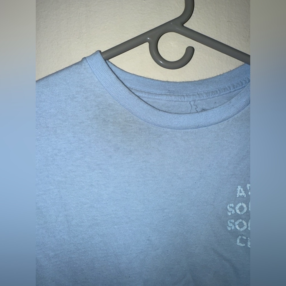 Anti Social Social Club Partly Cloudy Tee 'Blue' $80 Rare Size Small - Picture 6 of 10